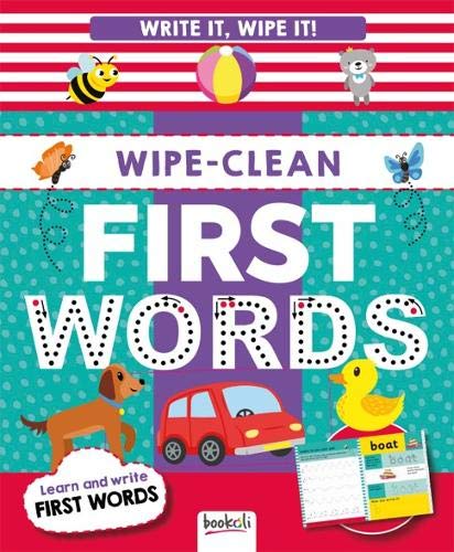 Wipe Clean First Words (Write It, Wipe It Book)