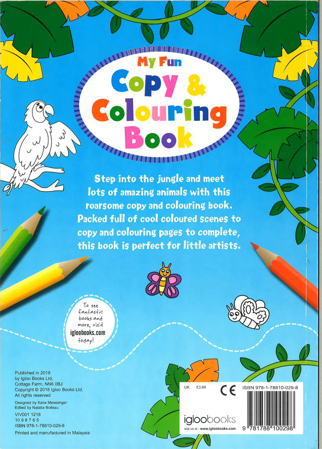 Copy Colouring Fun: My Fun Copy & Colouring Book – BookXcess