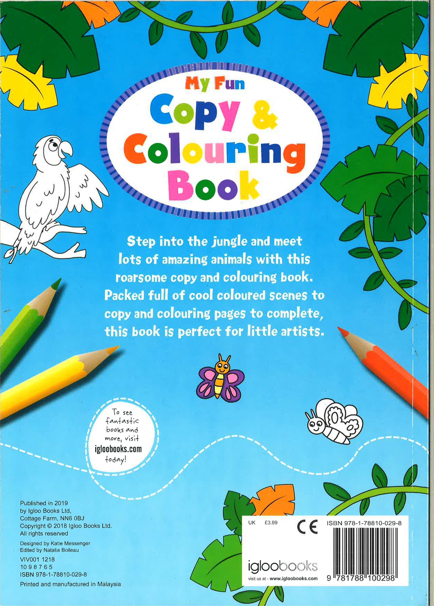 Colouring Book Copy Example Copy Colouring Fun: My Fun Copy & Colouring Book – BookXcess