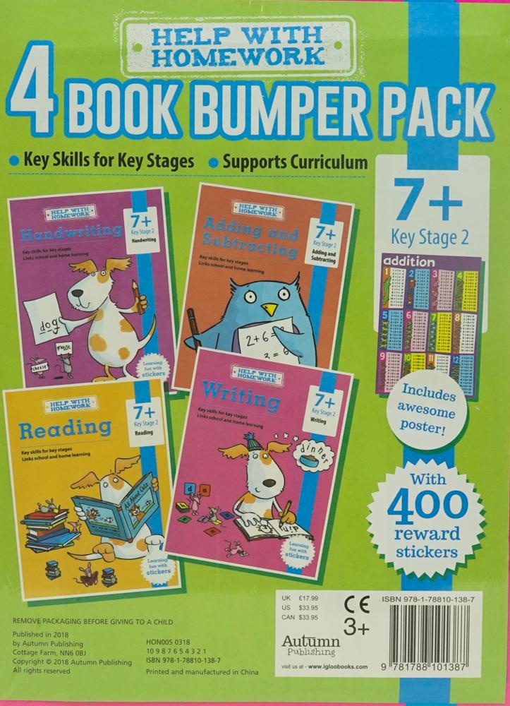 Help With Homework: 4 Book Bumper Pack – BookXcess