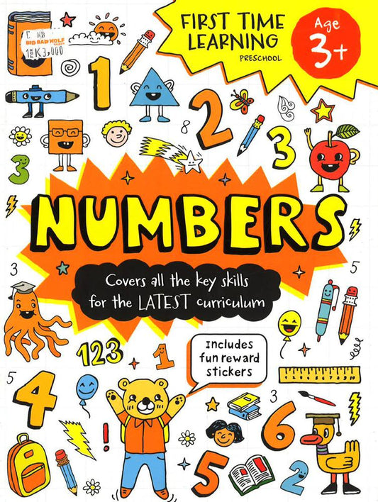 First Time Learning Preschool: Numbers ( Age 3+ )