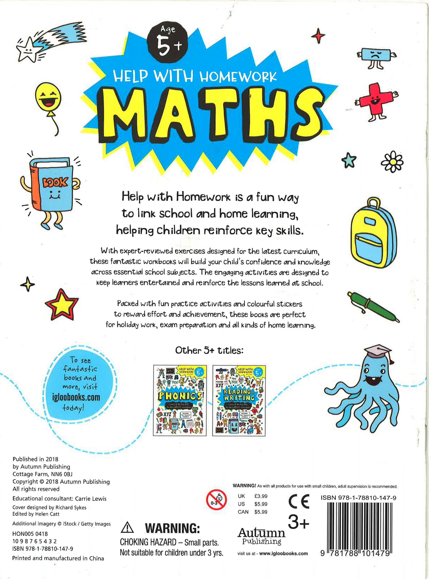 Math Help Workbook Help With Homework: Maths Age 5+ – BookXcess