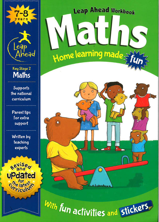 Leap Ahead Workbook: Maths Home Learning Made Fun (Age 7-8)