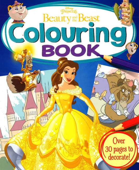 Disney Princess: Beauty And The Beast - Colouring Book