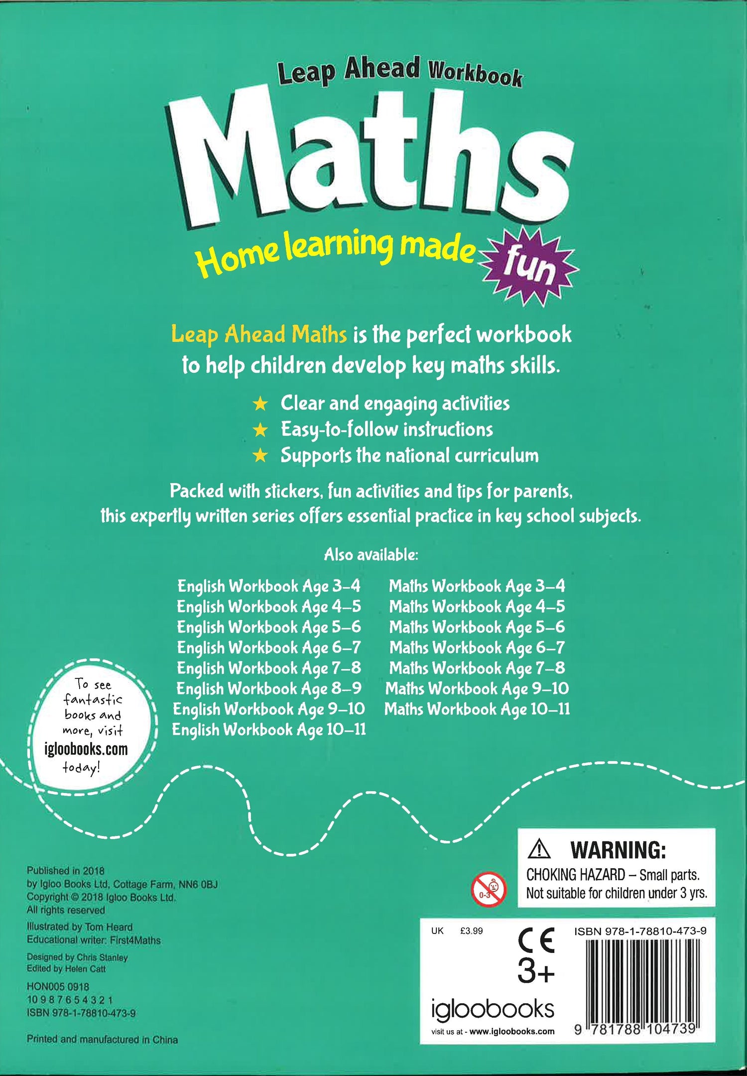 Leap Math Books Leap Ahead Workbook: Maths 8-9 Years – BookXcess