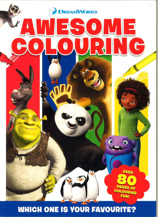 Dreamworks Awesome Colouring