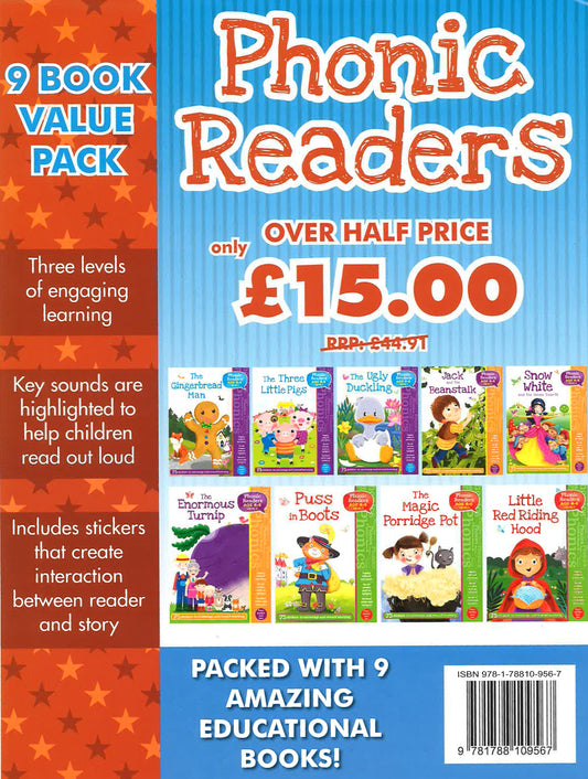 Phonic Readers Pack Age 4 - 6 /9781788109567