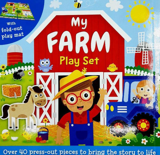 Press-Out And Play Board: My Farm Play Set