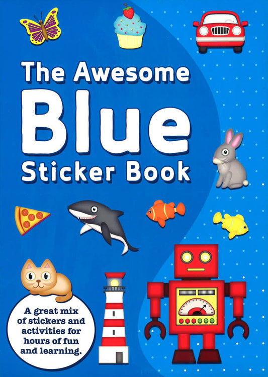 The Awesome Blue Sticker Book