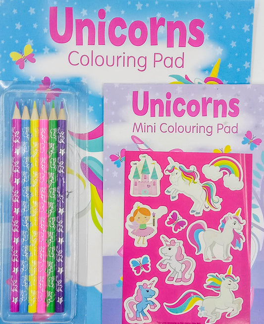 Unicorns Colouring Play Pack
