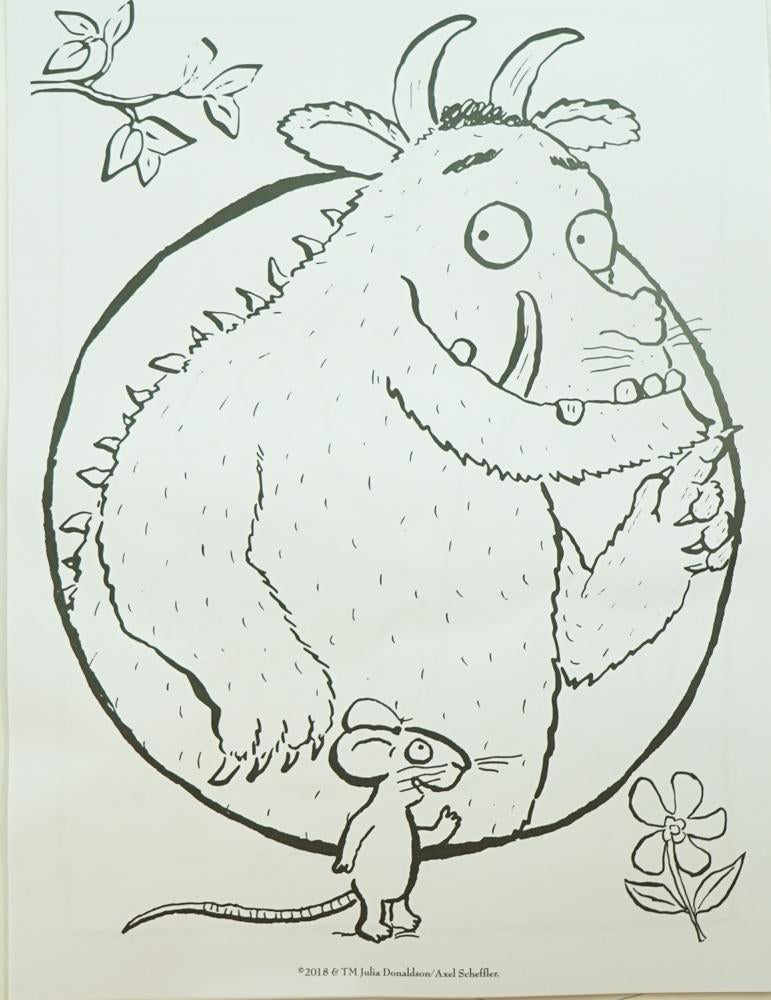 Gruffalo Colouring Set – BookXcess for Free Printable Gruffalo Colouring Pages