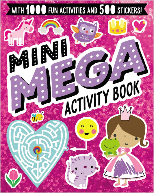 Sticker Activity Book Mini Mega - Pink