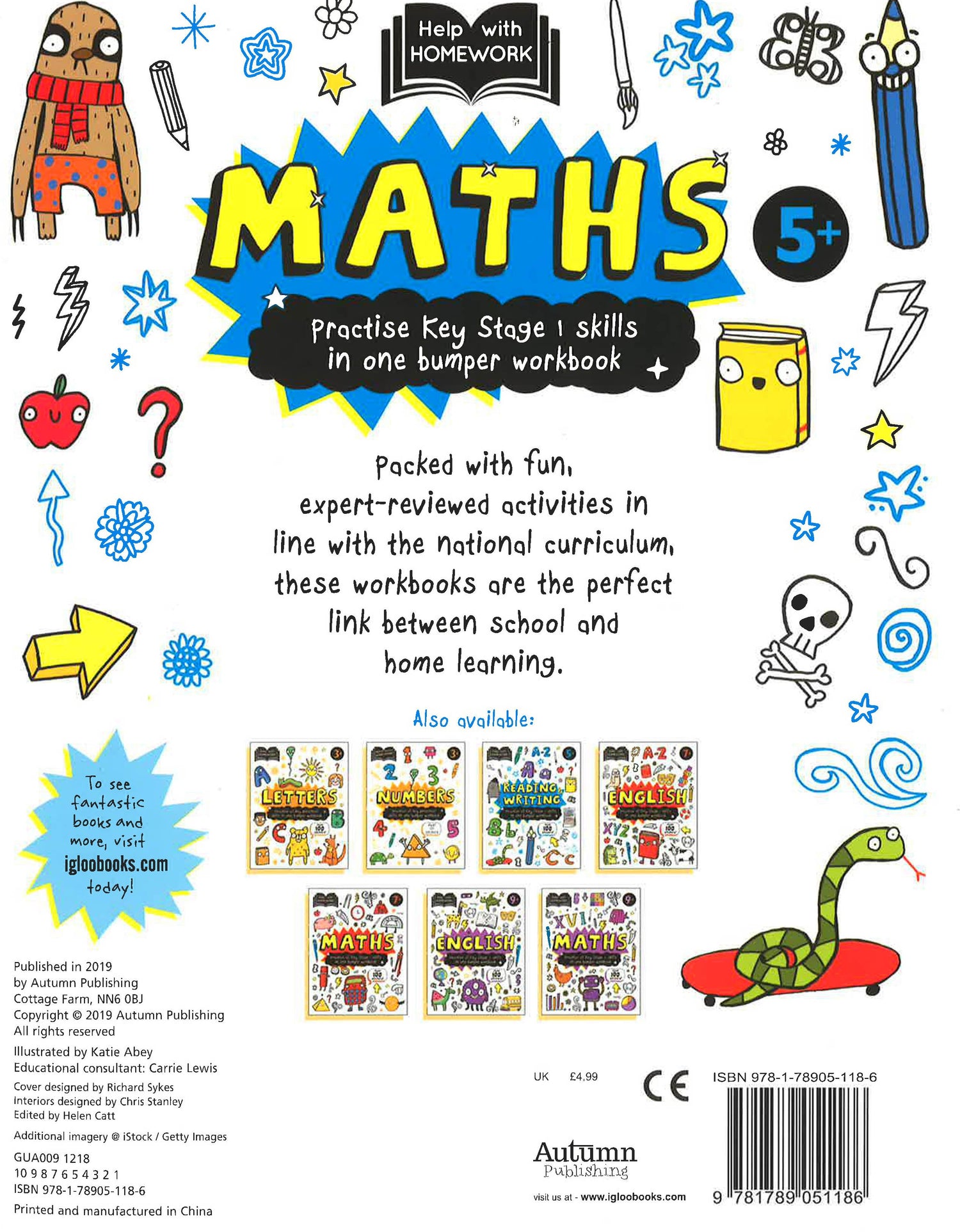 Math Help Workbook Help With Homework 5+: Maths – BookXcess