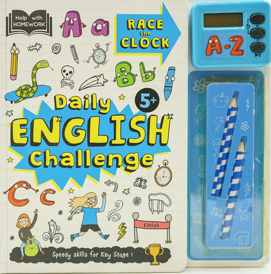 HELP WITH HOMEWORK: RACE THE CLOCK DAILY ENGLISH CHALLENGE 5+