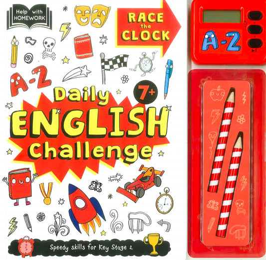 HELP WITH HOMEWORK: RACE THE CLOCK DAILY ENGLISH CHALLENGE 7+