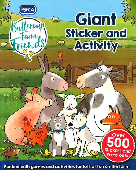 Buttercup Farm Friends Giant Sticker And Activity