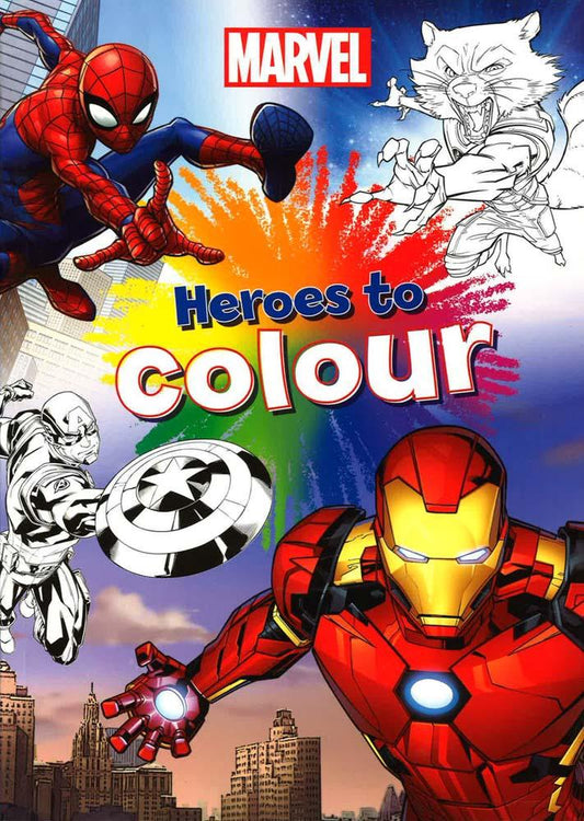 Hero Colouring Marvel: Marvel Mixed: Heroes To Colour