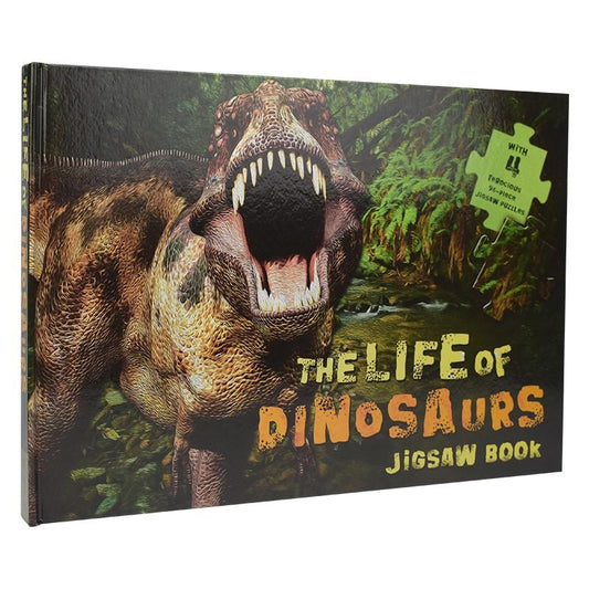 Deluxe Jigsaw Book: The Life Of Dinosaurs Jigsaw Book