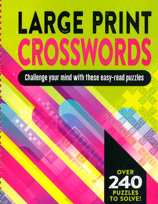Large Print Puzzles 3: Large Print Crosswords