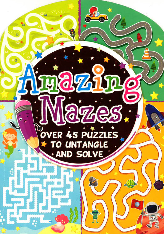 Shaped Puzzles For Kids: Amazing Mazes