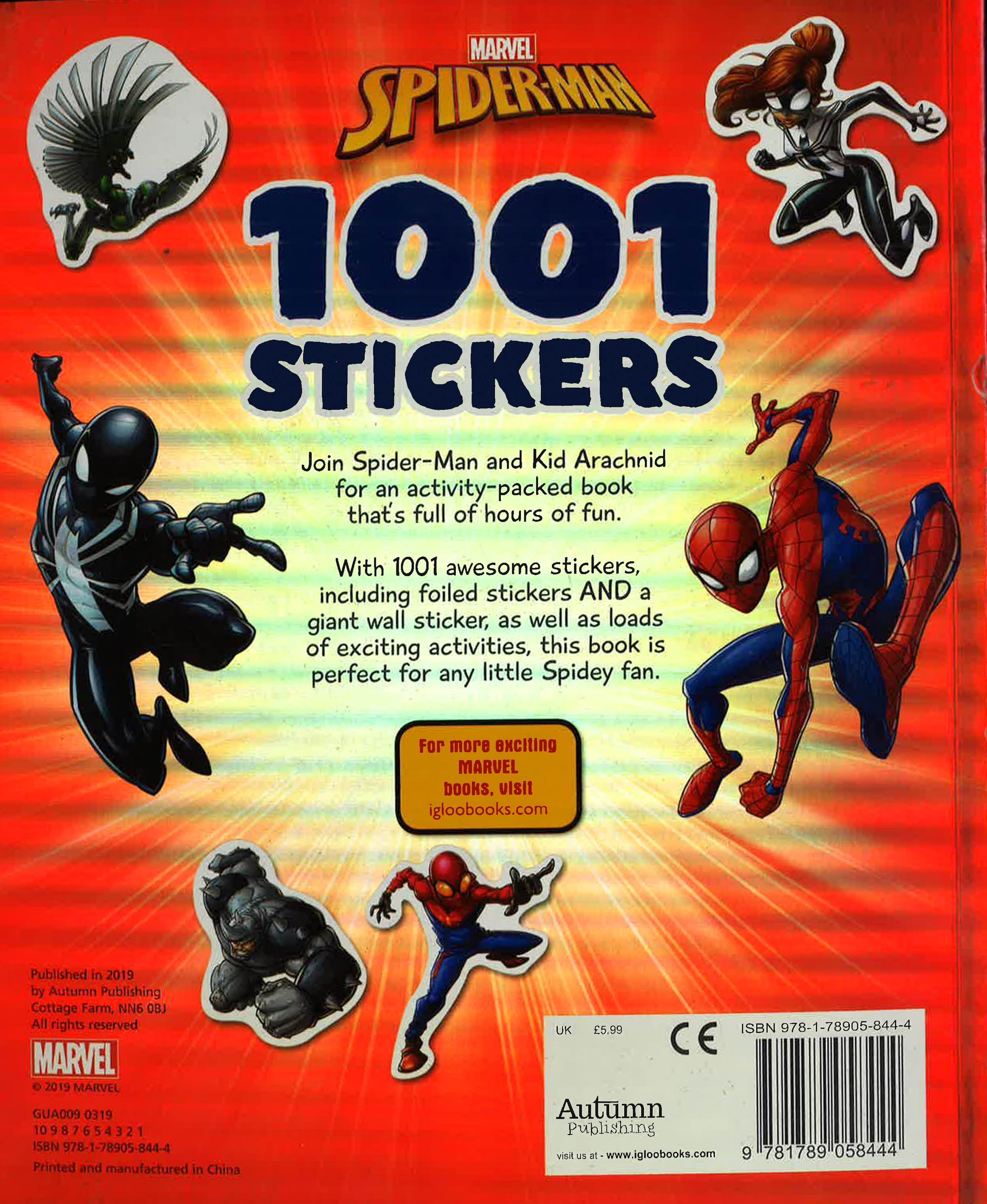 1001 Stickers Marvel: Marvel Avengers (F): 1001 Stickers – BookXcess