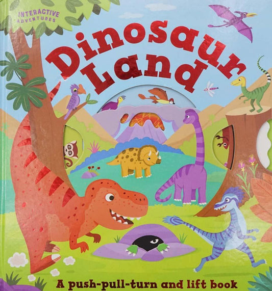 Interactive Adventures - Push And Pull Board (Dinosaur Land)