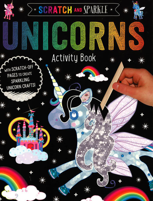 Scratch And Sparkle Unicorns Activity Book