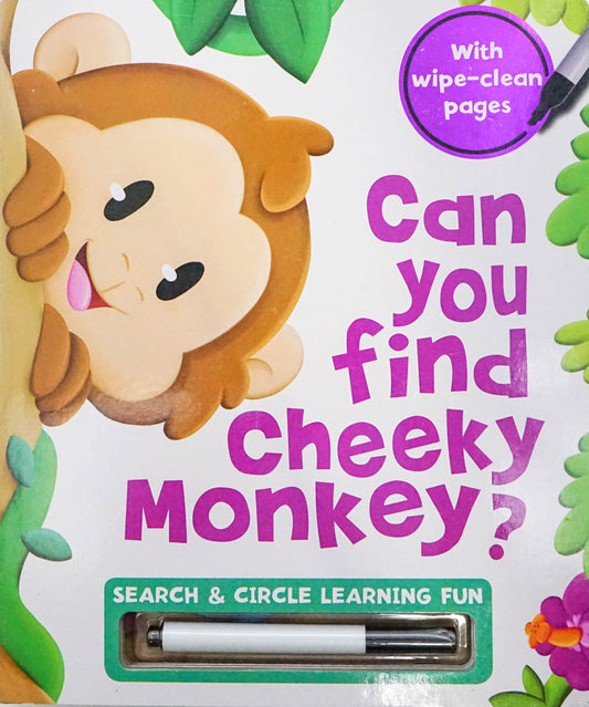 Search & Seek Wipe Clean: Can You Find Cheeky Monkey?