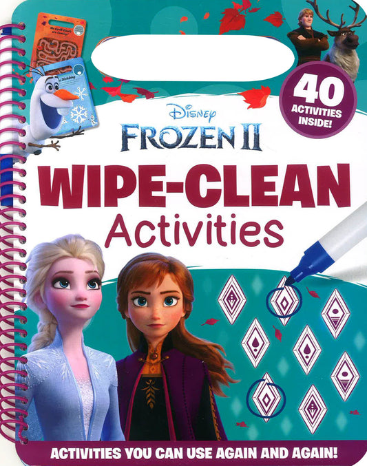 Disney Frozen Ii- Wipe Clean Activities (Inc Pen)