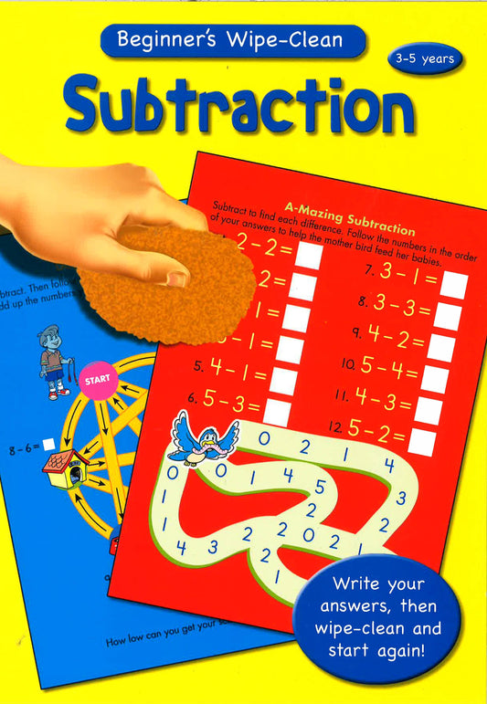 Beginner's Wipe-Clean : Addition/Division/Multiplication/Subtraction