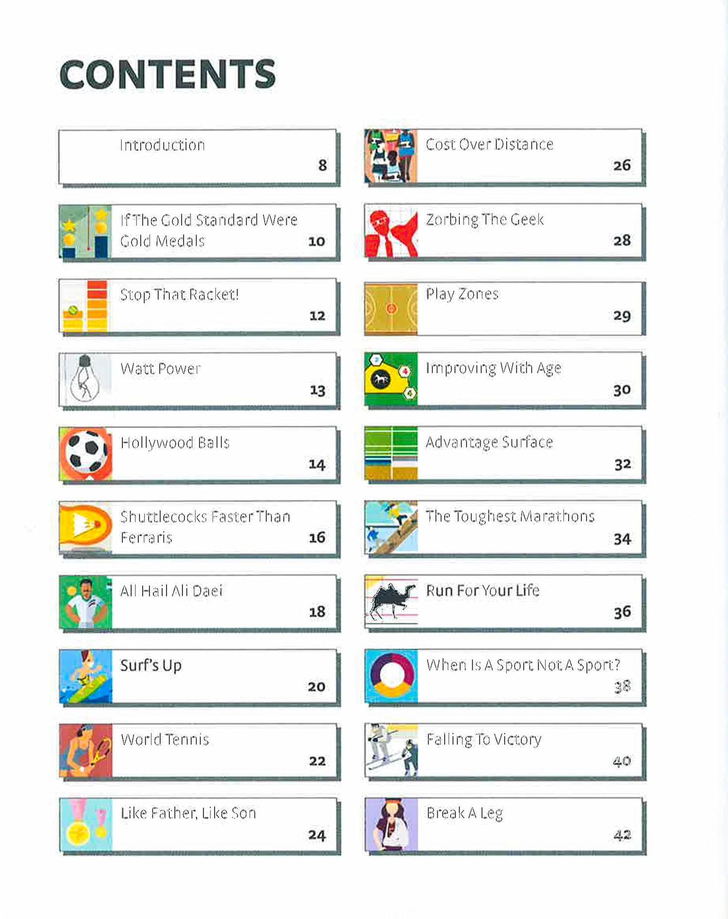 Sports Guide Example Infographic Guide To Sports – BookXcess