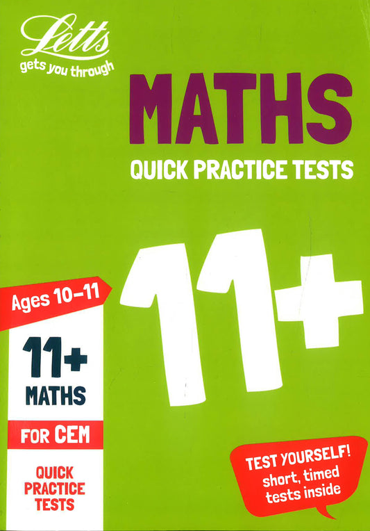[Bargain Corner] Collins 11+ Practice - 11+ Maths Quick Practice Tests Age 10-11 (Year 6): For The 2020 Cem Tests