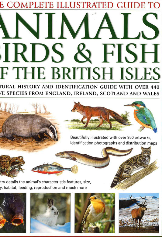 Animals, Birds & Fish Of British Isles, The Complete Illustrated Guide