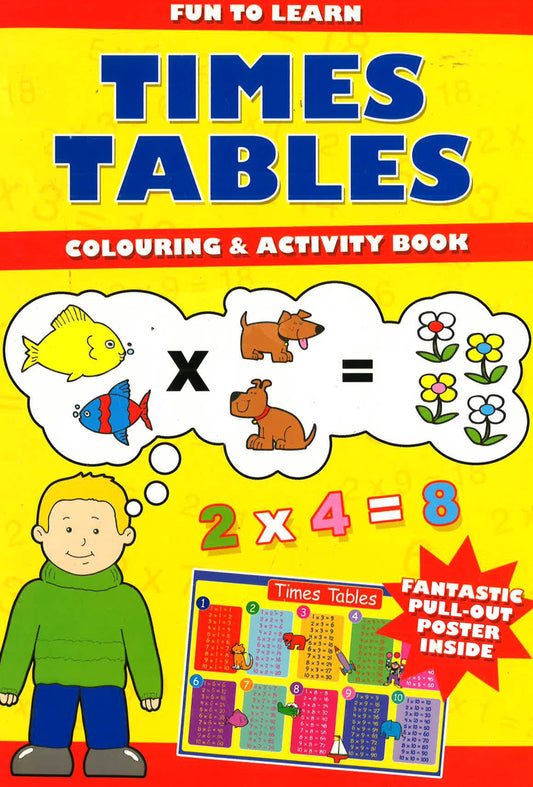 Time Tables Colouring And Activity Books