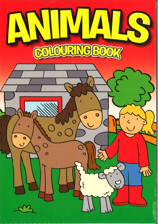 Animal Colouring Book (Red)