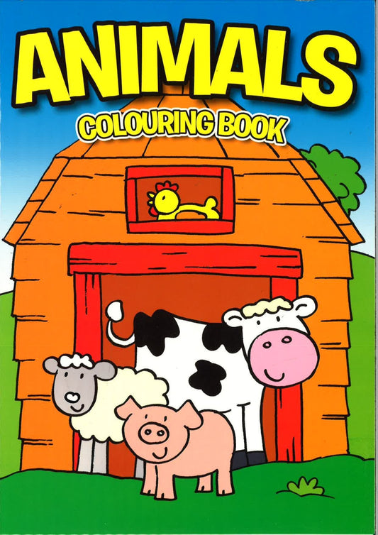 Animal Colouring Book (Blue)