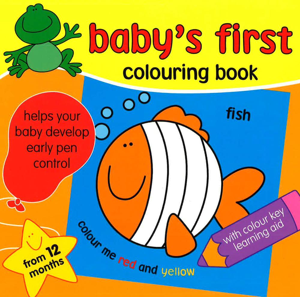 Baby First Library Color Baby's First: Colouring Book (Blue/Yellow) – BookXcess