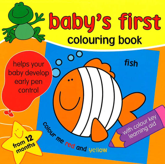 Baby's First: Colouring Book (Blue/Yellow)