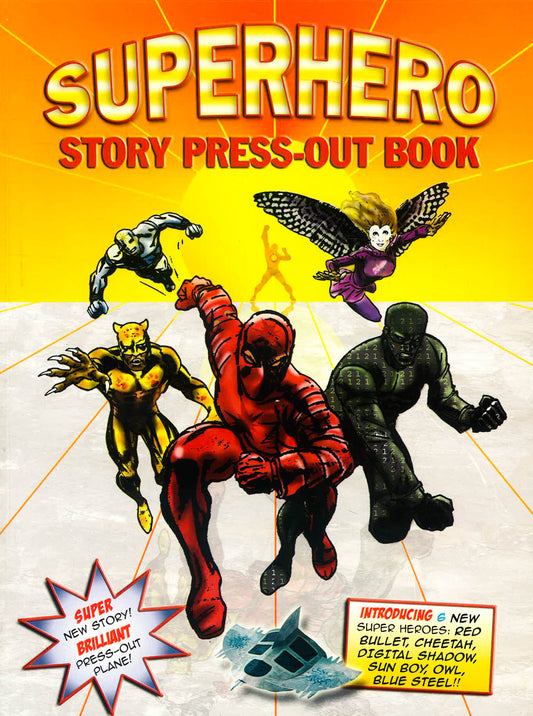 Superhero Story Press-Out Book