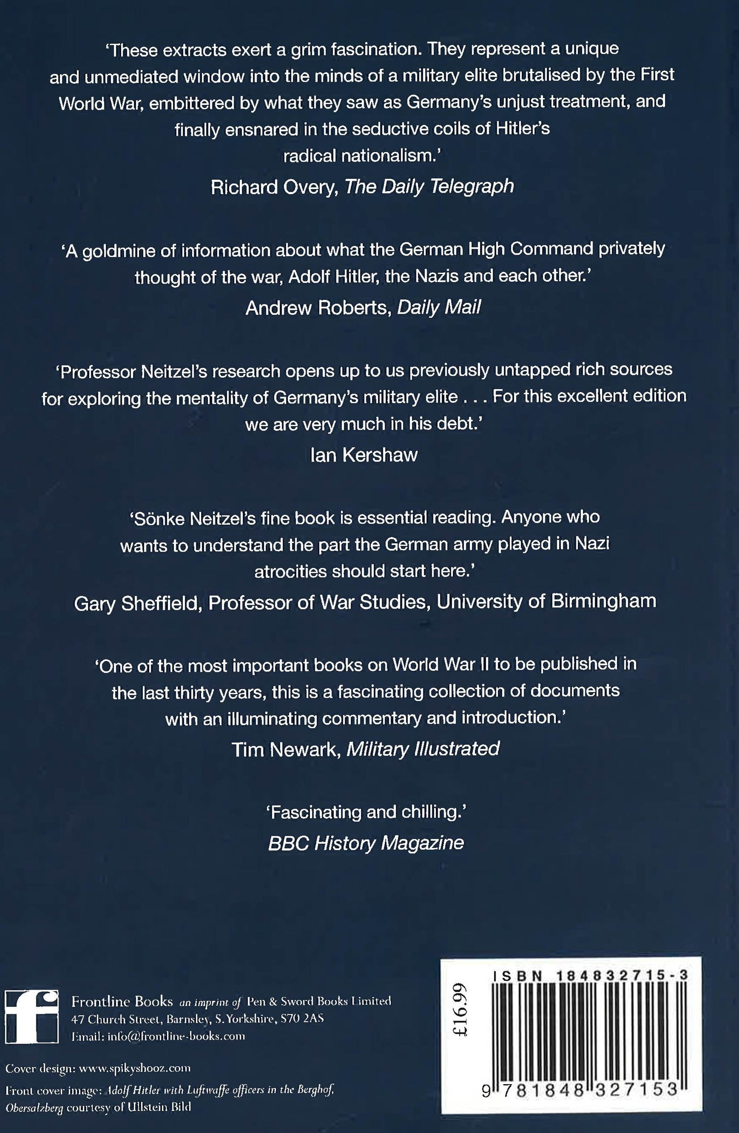 Tapping Hitler's Generals: Transcripts Of Secret Conversations 1942-45 ...