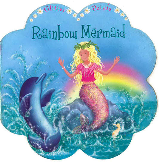 Glitter Petals: Rainbow Mermaid