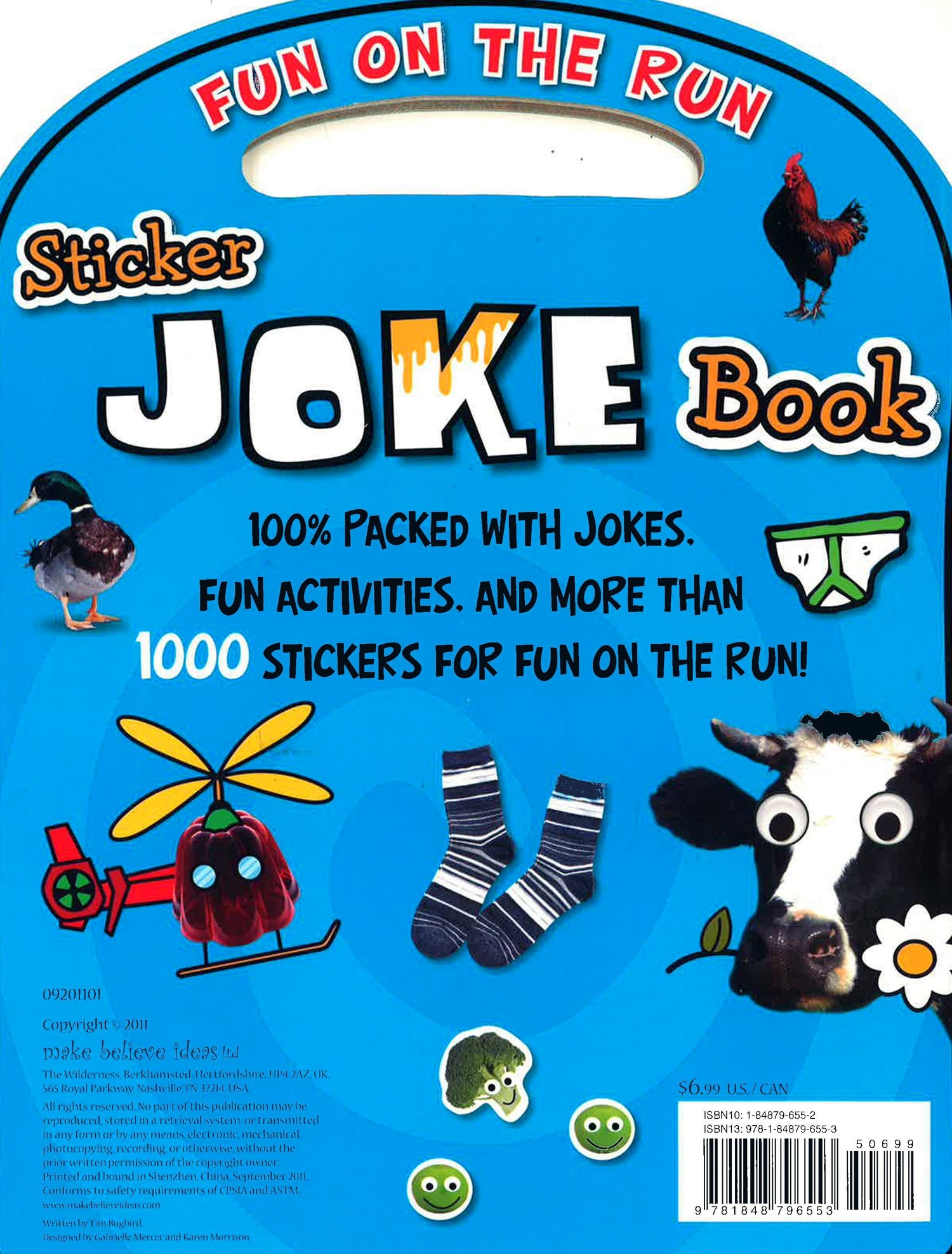 Fun On The Run Sticker Joke Book BookXcess