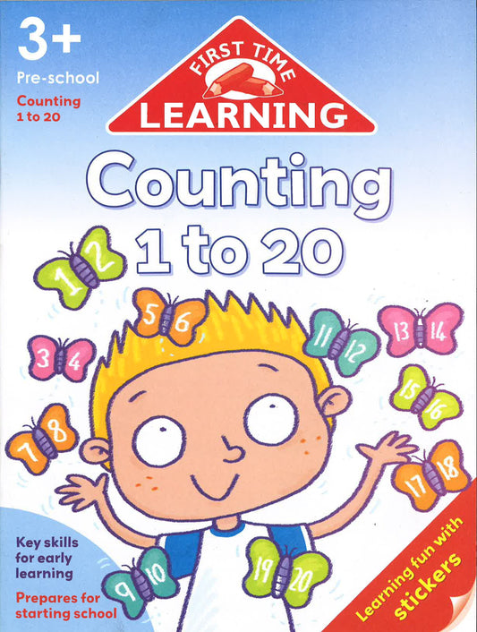First Time Learning: Counting 1-20 (3+ Pre-School)