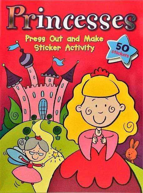 Princess Press, Play And Sticker Sticker Activity