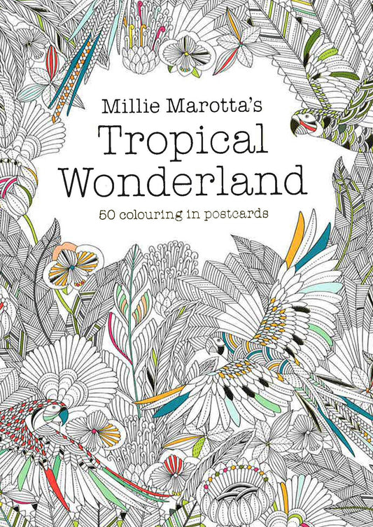 Millie Marotta's Tropical Wonderland Postcard Box