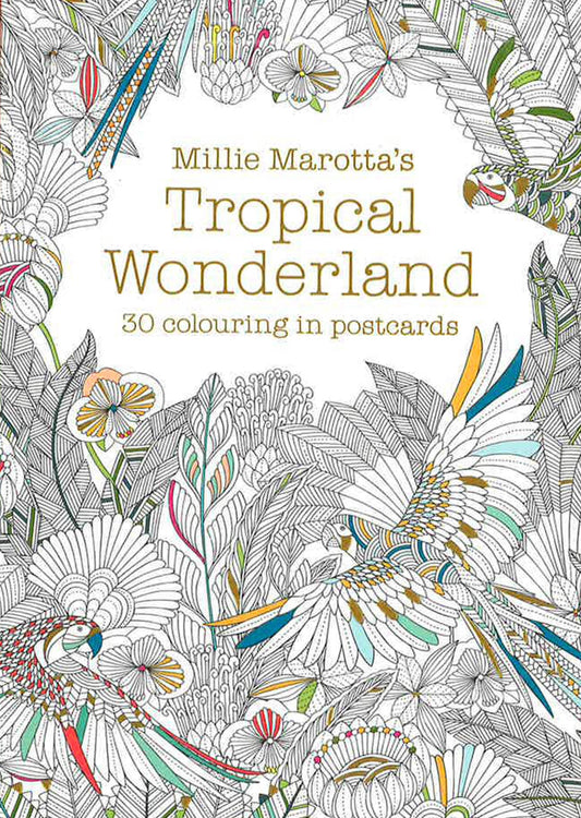 Millie Marotta's Tropical Wonderland Postcard Book