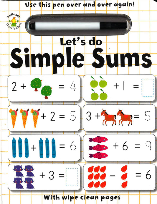 Let's Do Simple Sums (With Wipe Clean Pages)