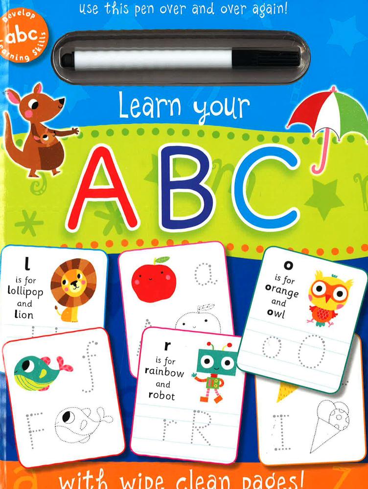 Lype Read Abc Learn Your Abc (With Wipe Clean Pages) – BookXcess