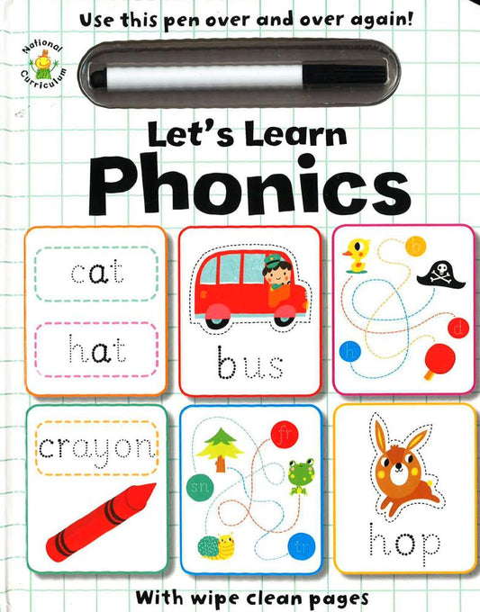 Let's Learn Phonics (With Wipe Clean Pages)