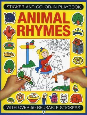 Sticker & Color In Playbook:Animal Rhyme